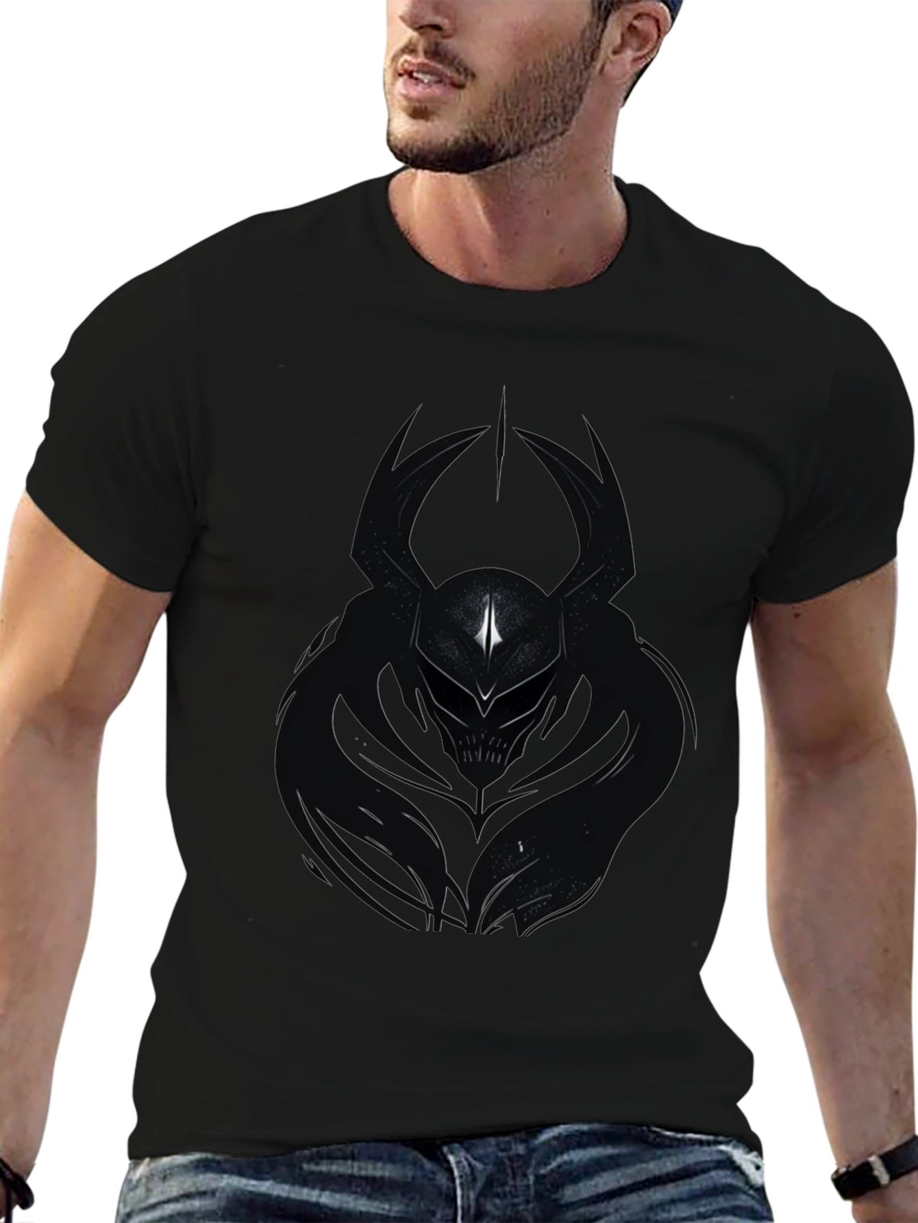 Dark Knight Graphic Tee - Mens Black T-Shirt