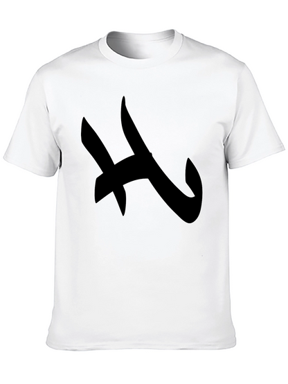 Abstract Black Graphic T-Shirt