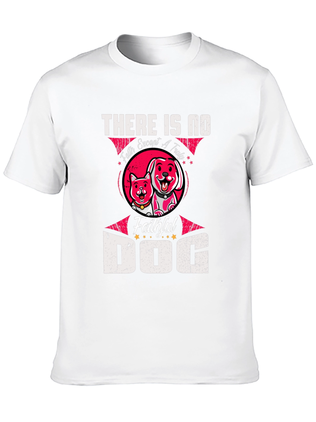 Faithful Dog Graphic T-Shirt - Unisex Black Tee