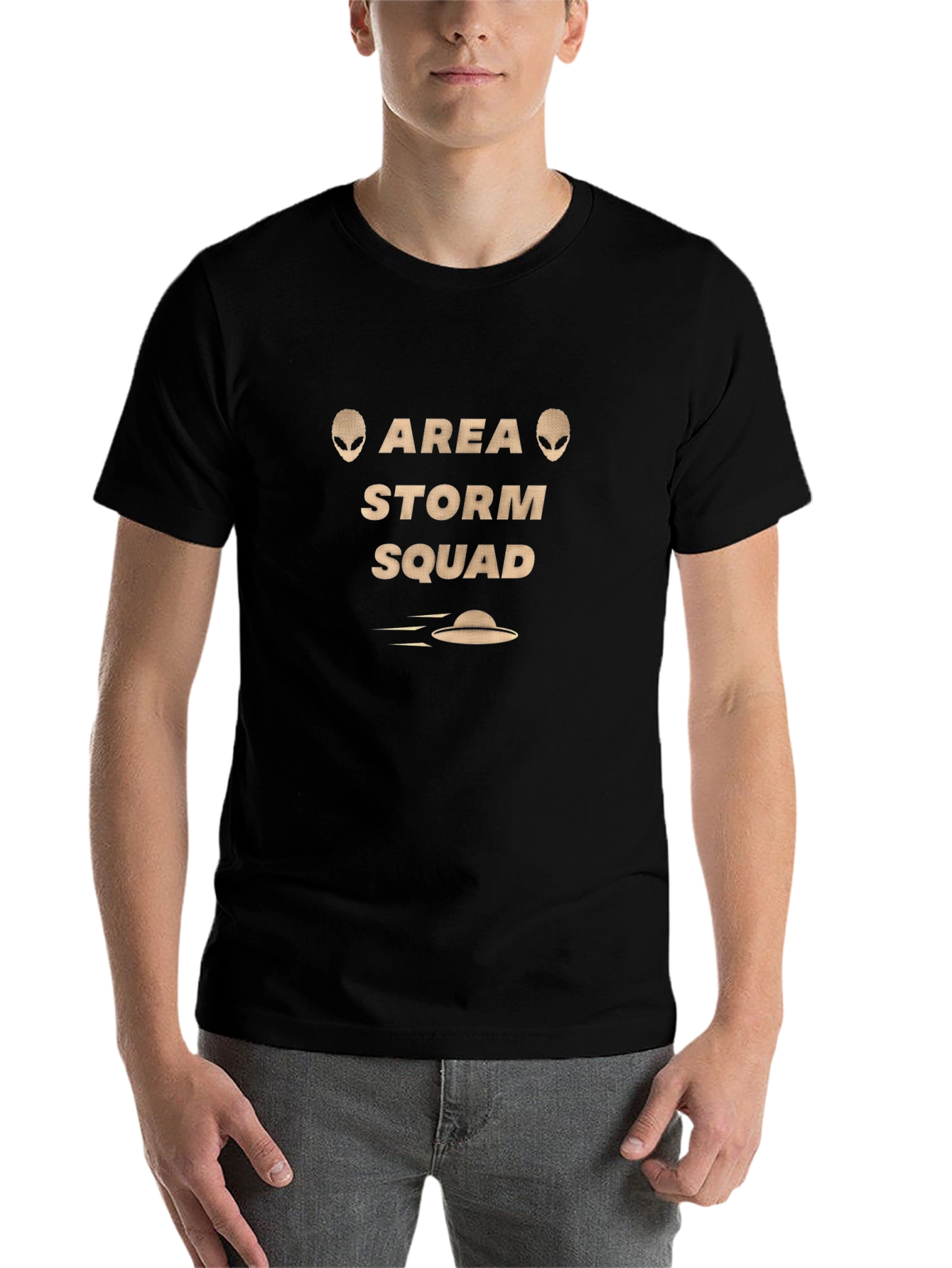 Area Storm Squad Black Graphic T-Shirt