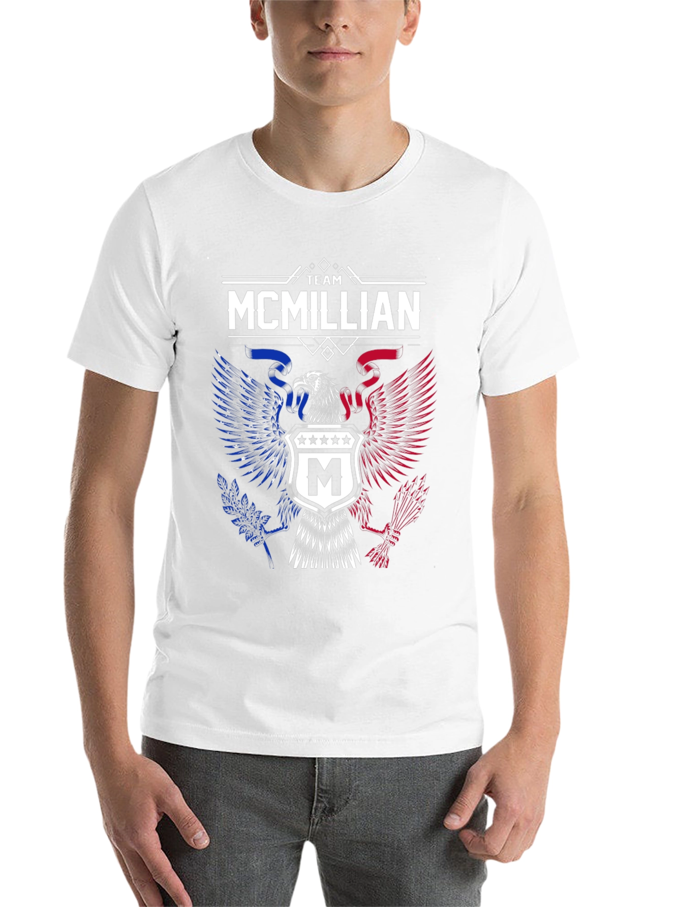Team McMillian Eagle T-Shirt - Patriotic Pride