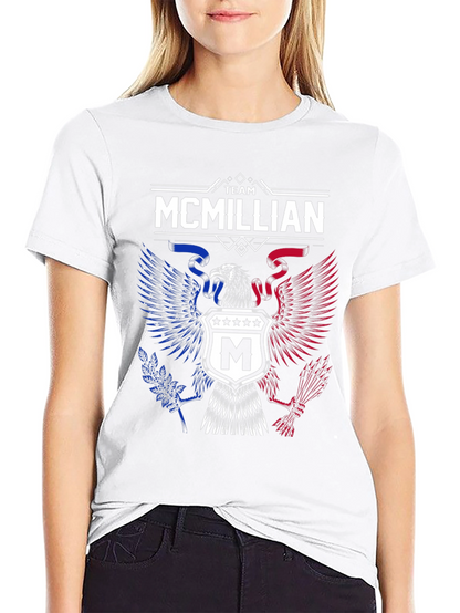 Team McMillian Eagle T-Shirt - Patriotic Pride