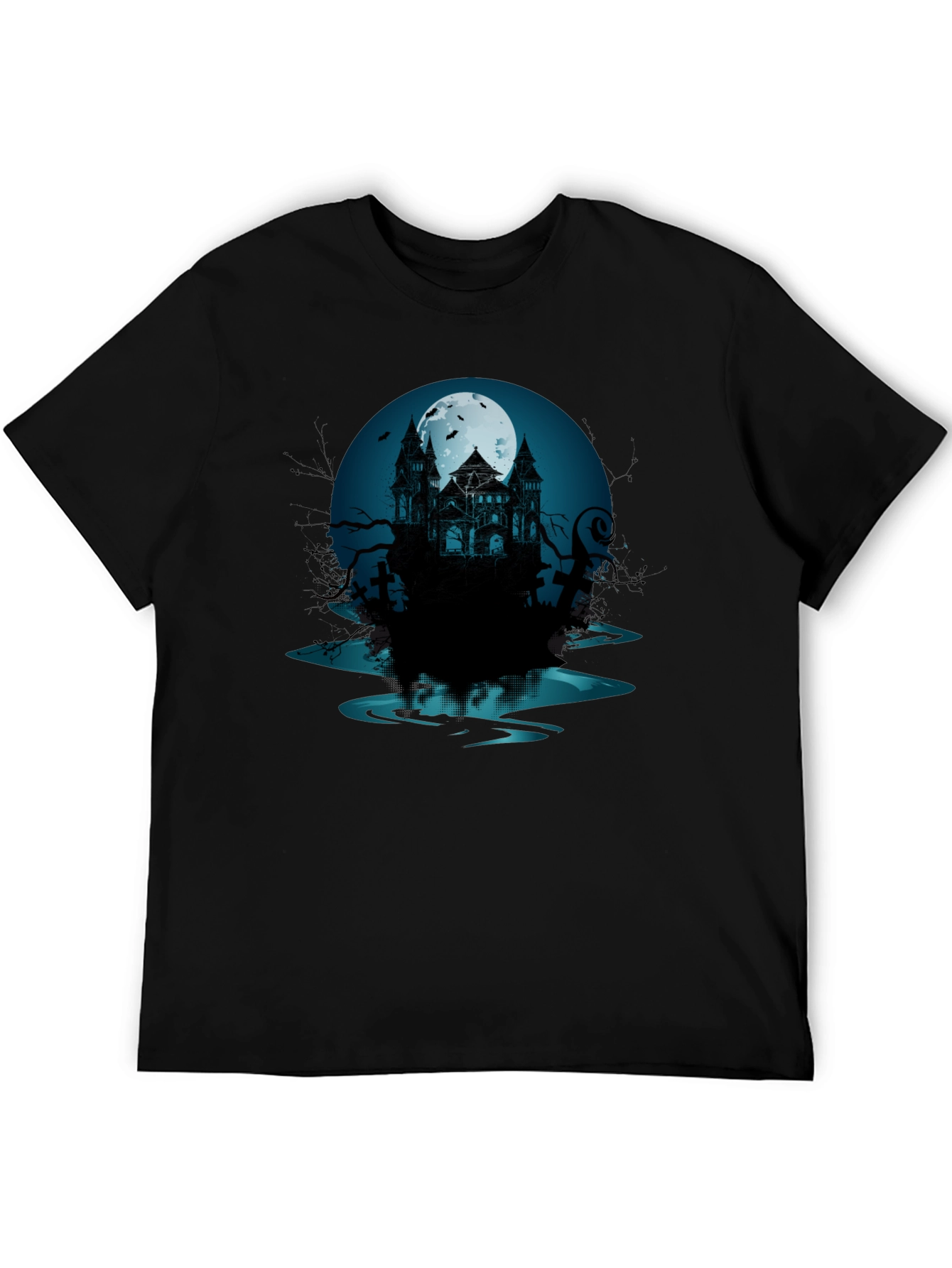 Haunted Mansion Graphic Tee - Spooky Style