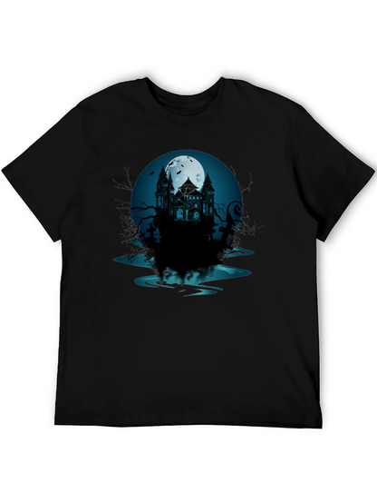 Haunted Mansion Graphic Tee - Spooky Style