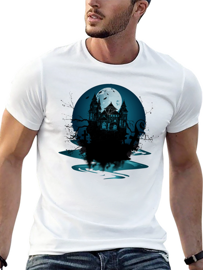 Haunted Mansion Graphic Tee - Spooky Style