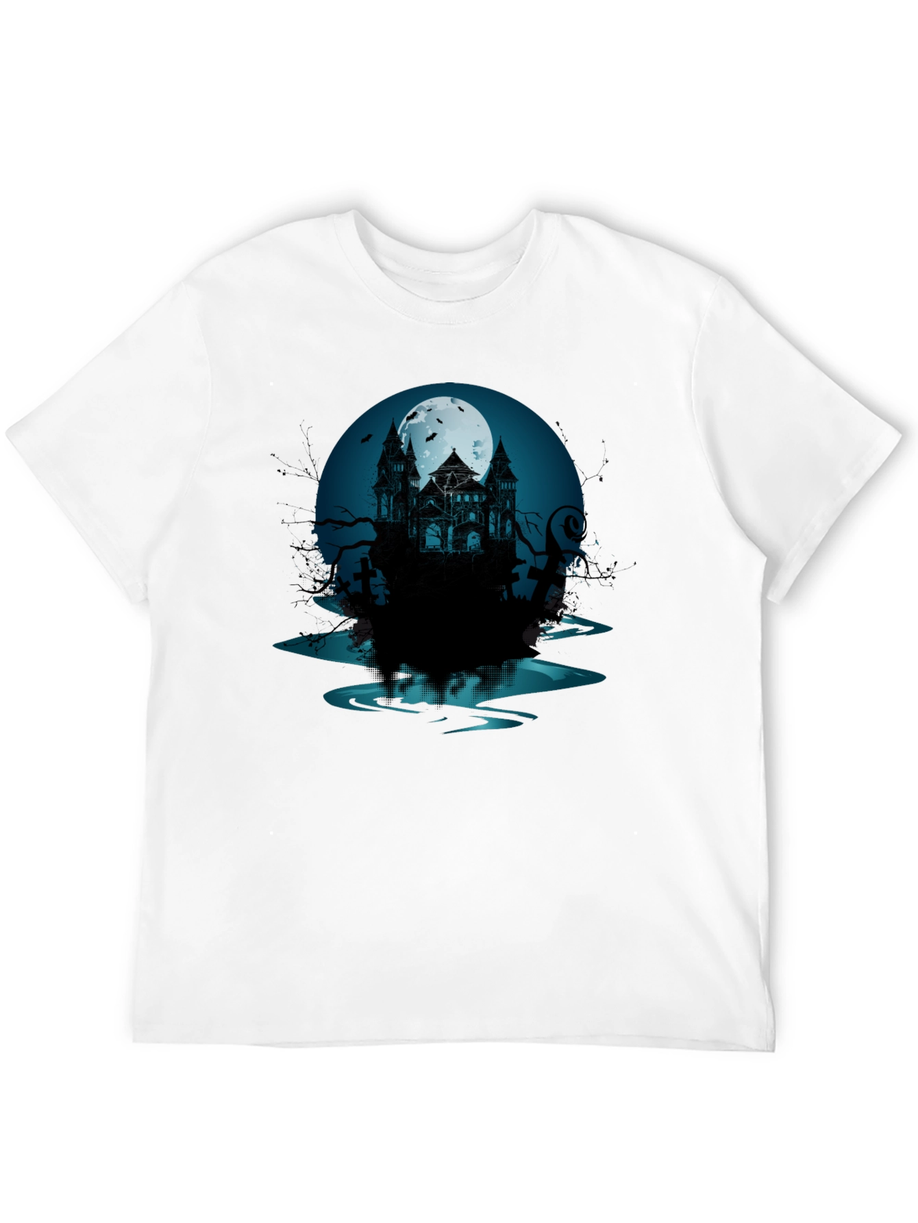 Haunted Mansion Graphic Tee - Spooky Style