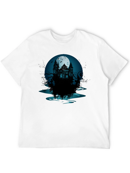 Haunted Mansion Graphic Tee - Spooky Style