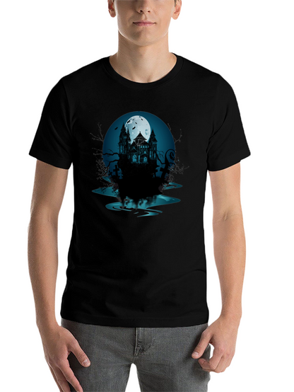 Haunted Mansion Graphic Tee - Spooky Style