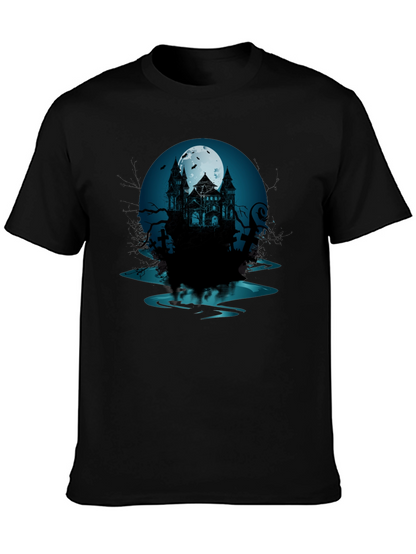 Haunted Mansion Graphic Tee - Spooky Style