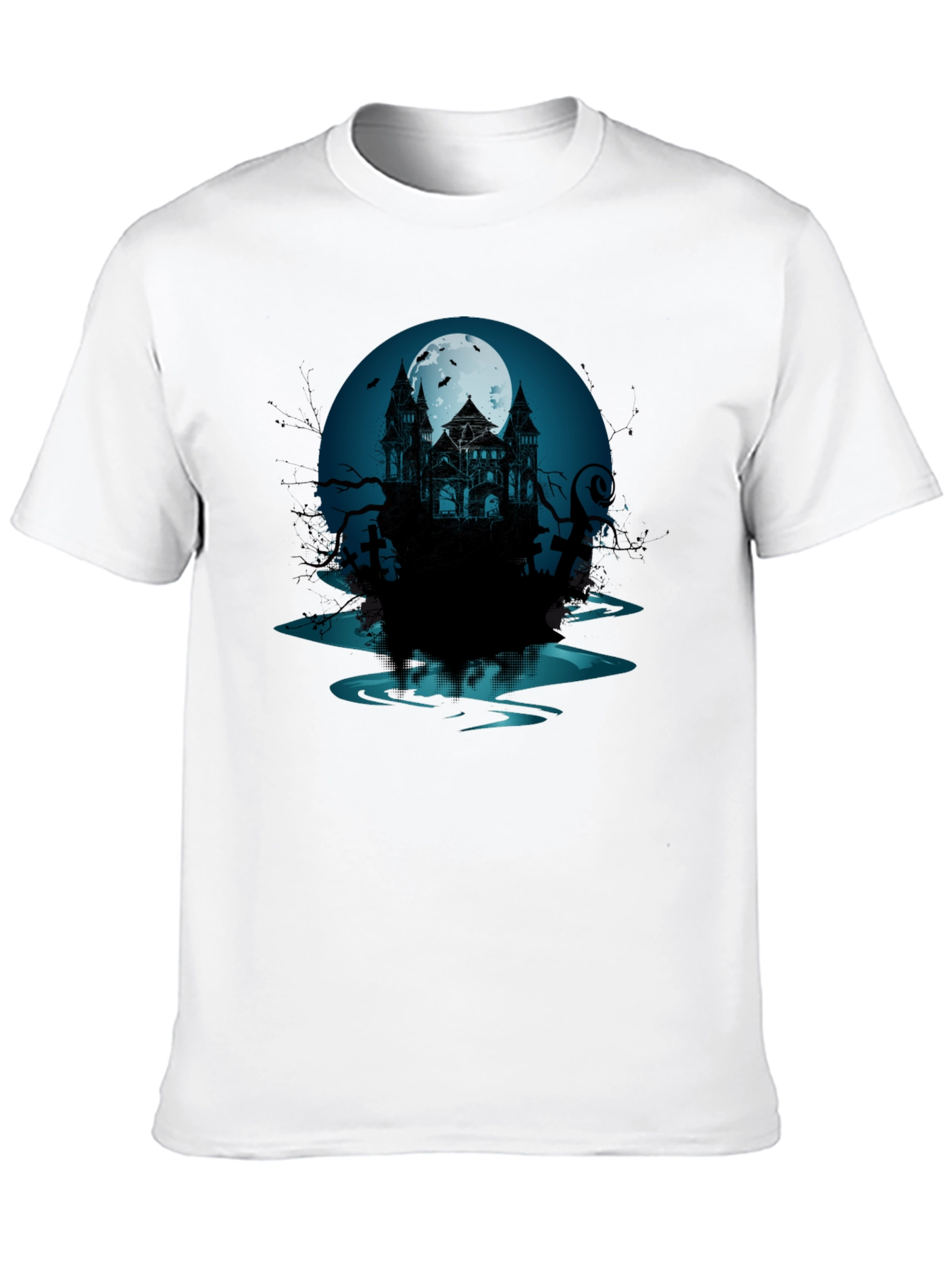 Haunted Mansion Graphic Tee - Spooky Style