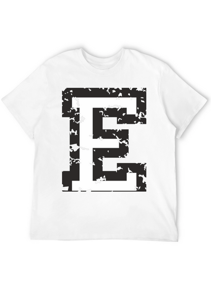 Retro E Graphic Tee - Black T-Shirt