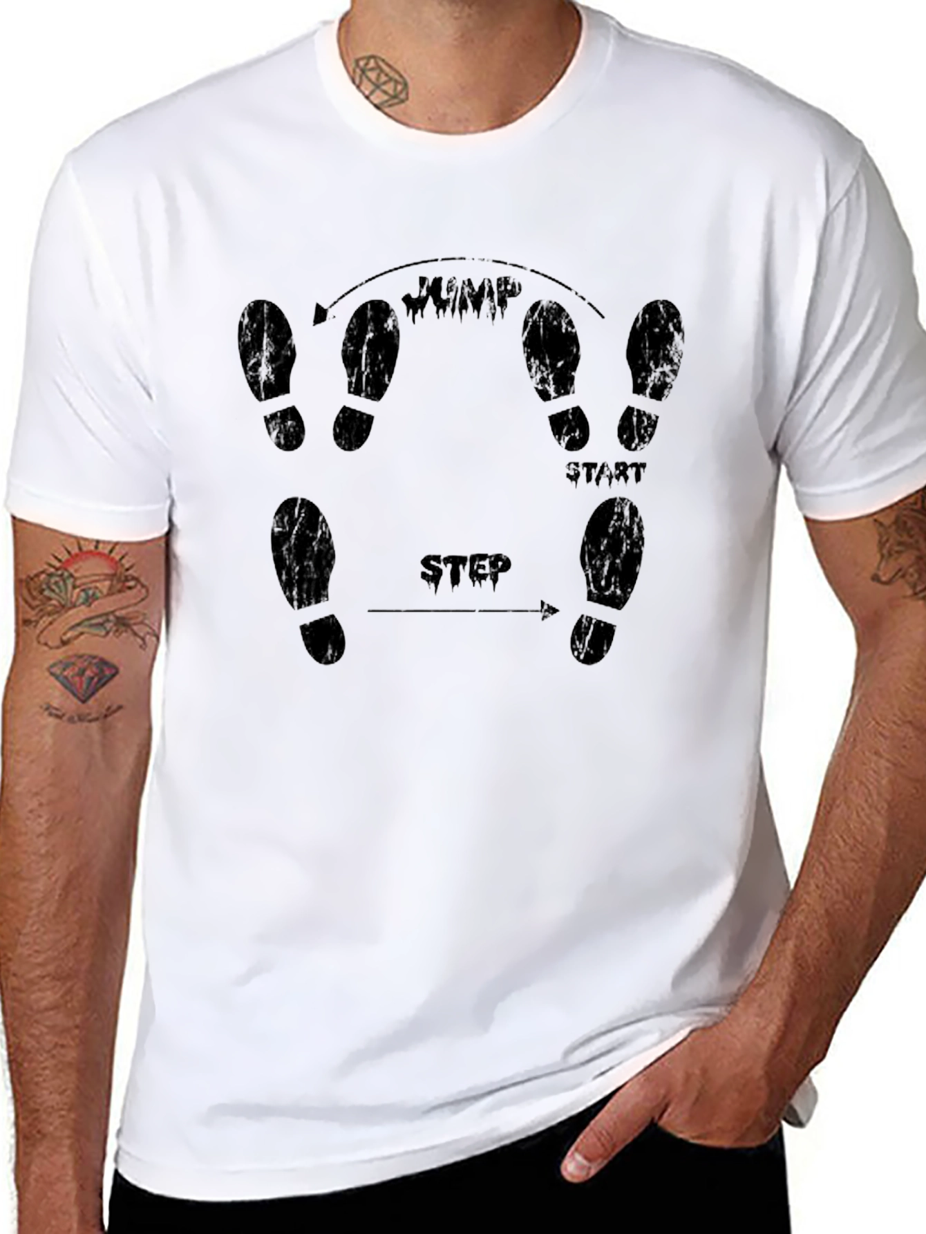 Dance Step Instructions Graphic Tee