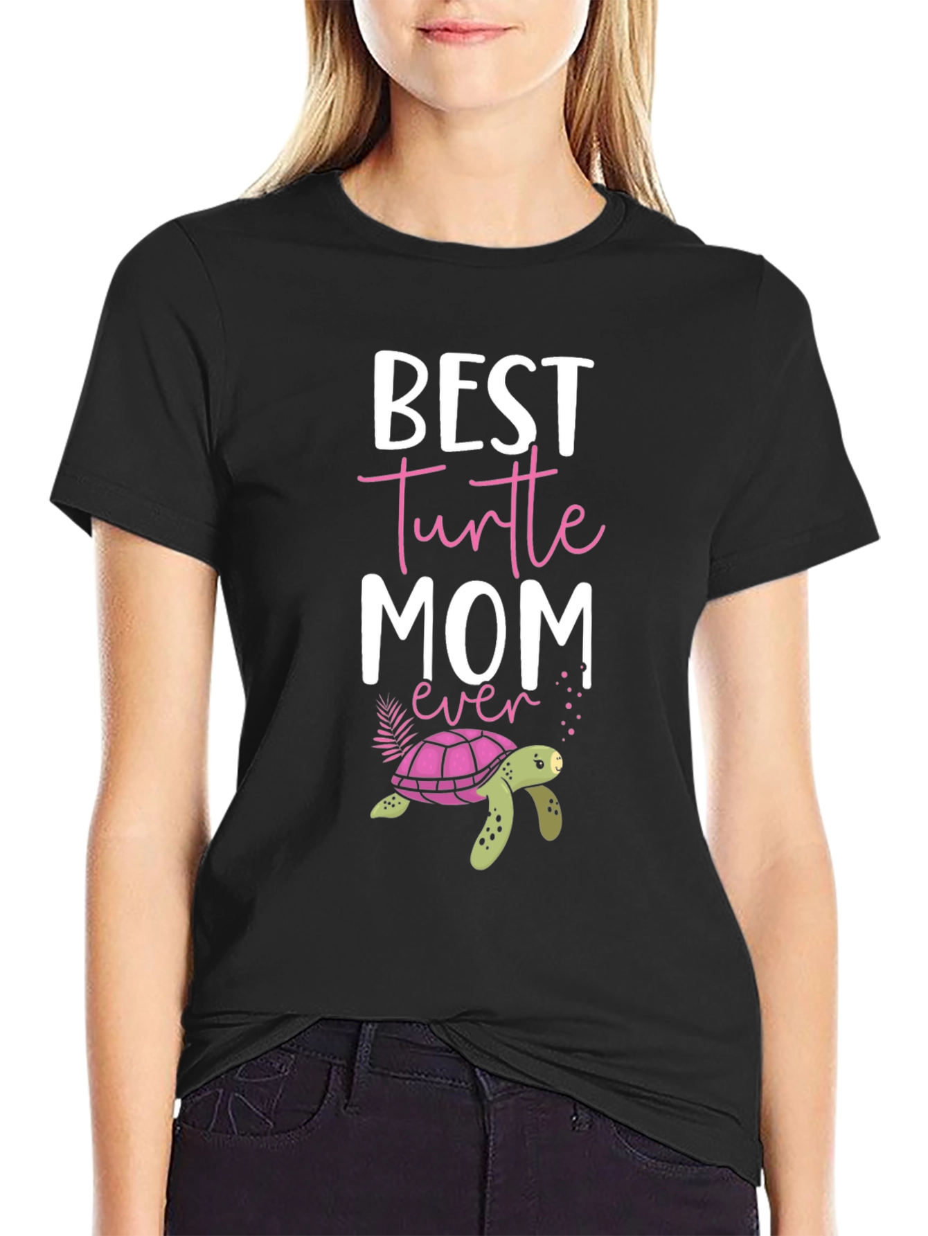 Best Turtle Mom Ever Graphic T-Shirt