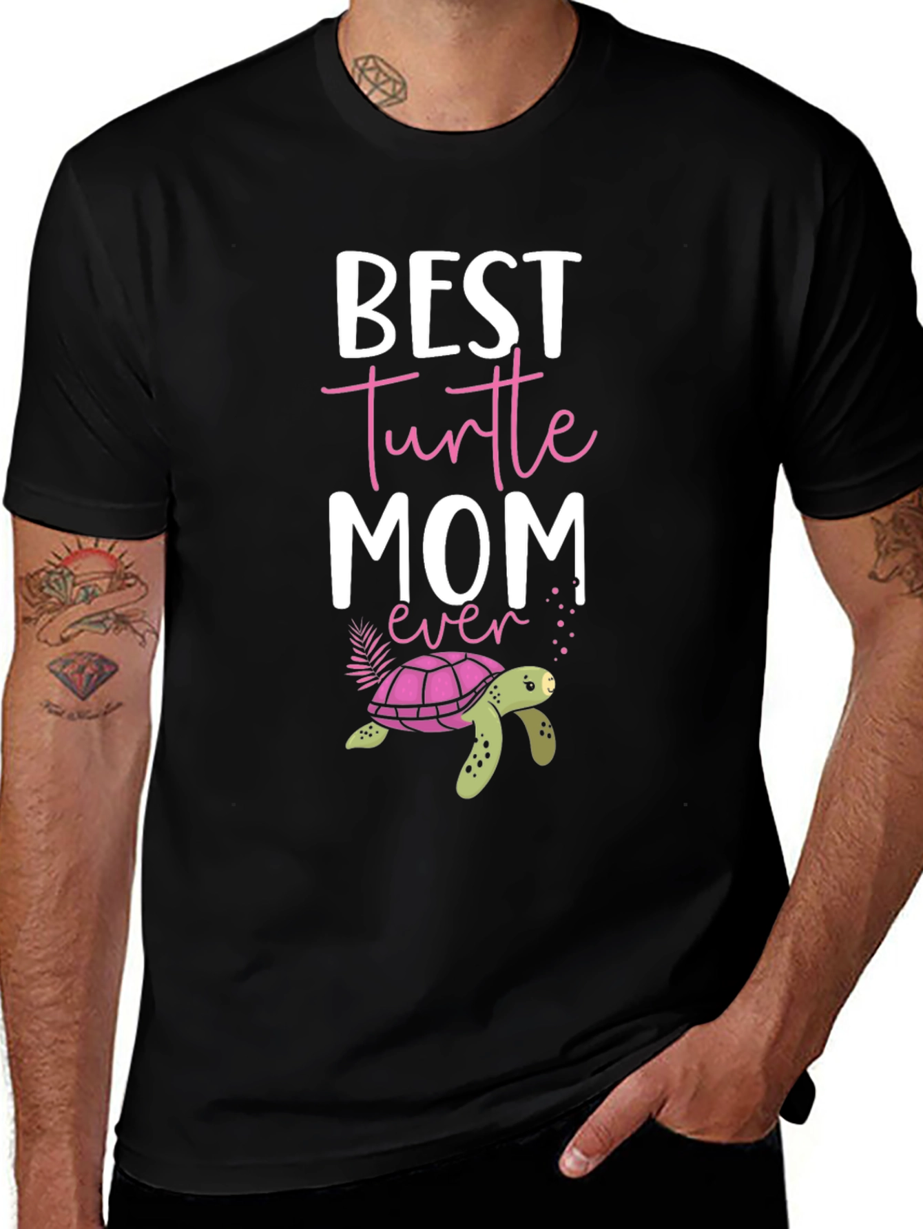 Best Turtle Mom Ever Graphic T-Shirt