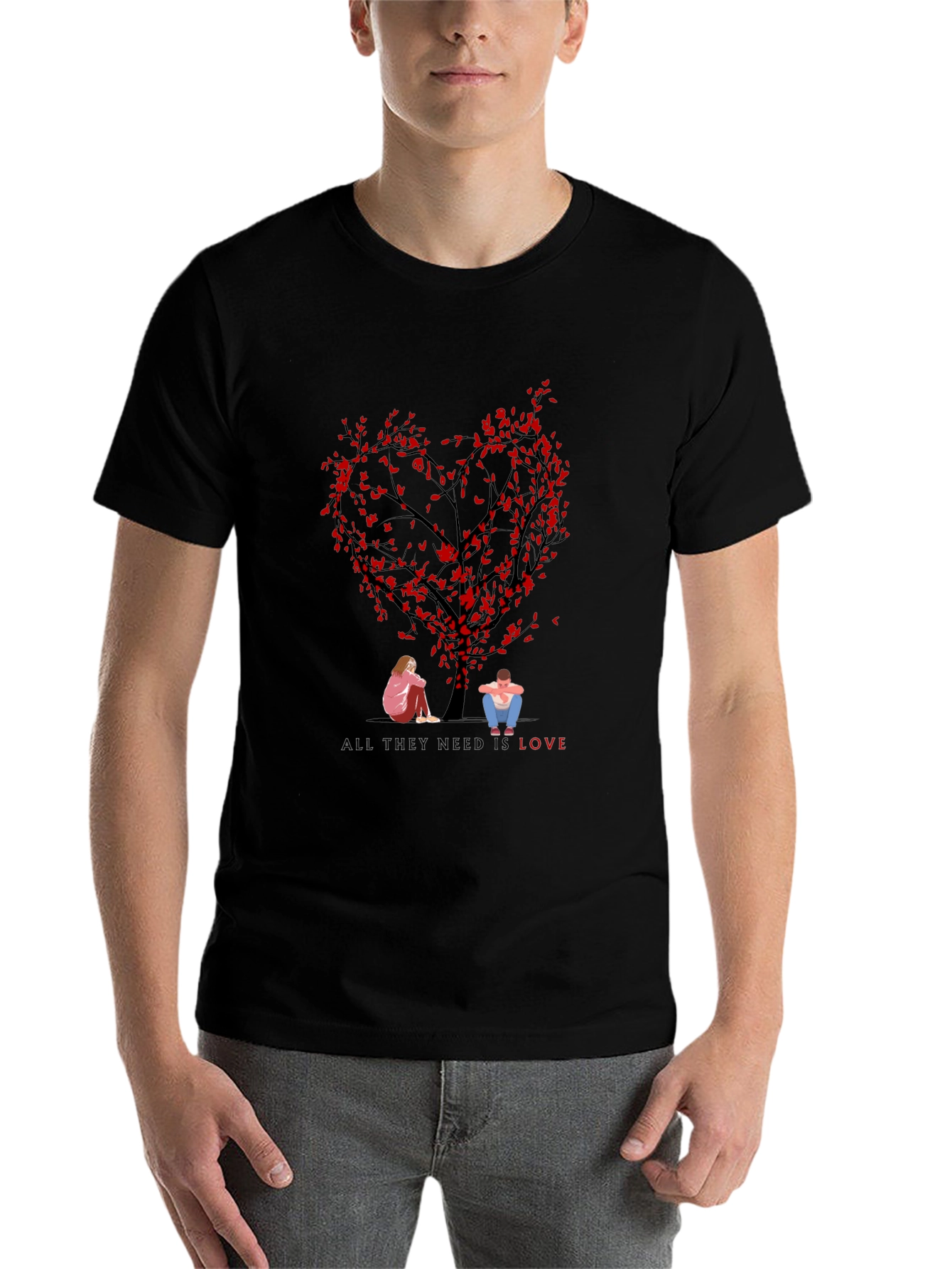 Love Tree Graphic Tee - Unisex Soft Cotton T-Shirt