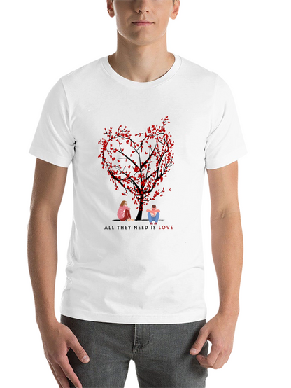 Love Tree Graphic Tee - Unisex Soft Cotton T-Shirt