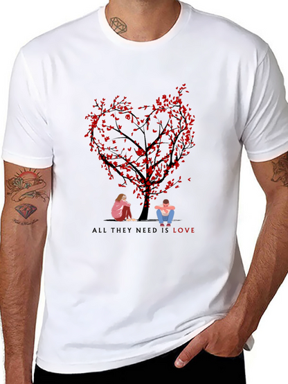 Love Tree Graphic Tee - Unisex Soft Cotton T-Shirt