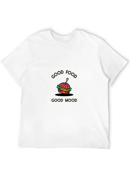 Good Food Good Mood Graphic Tee - Black