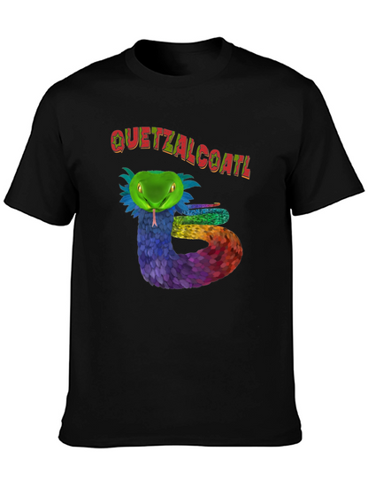 Quetzalcoatl Serpent Graphic T-Shirt