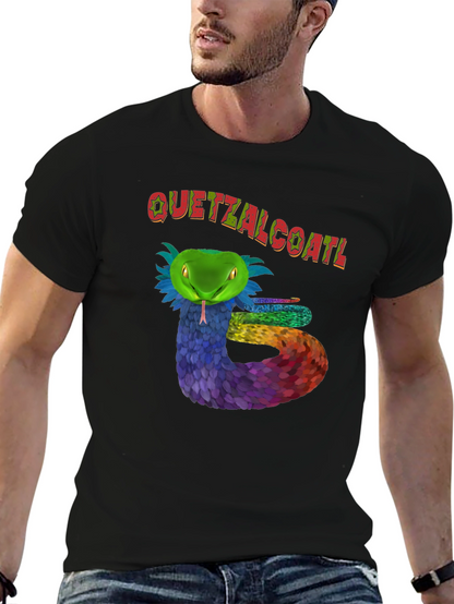 Quetzalcoatl Serpent Graphic T-Shirt