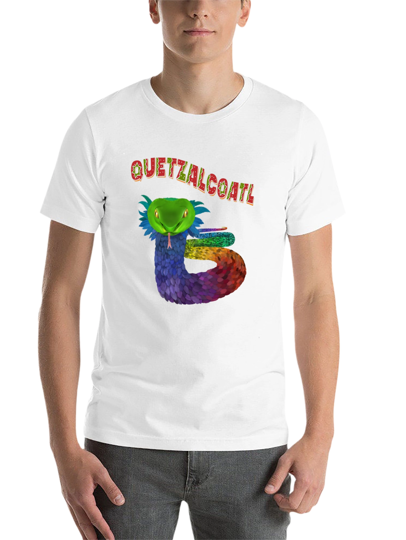 Quetzalcoatl Serpent Graphic T-Shirt
