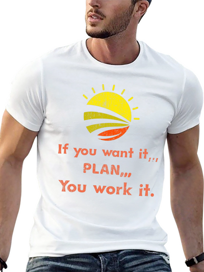 Inspirational Quote Graphic Tee - Black Cotton T-Shirt