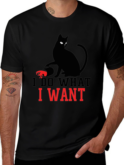 I Do What I Want Cat T-Shirt