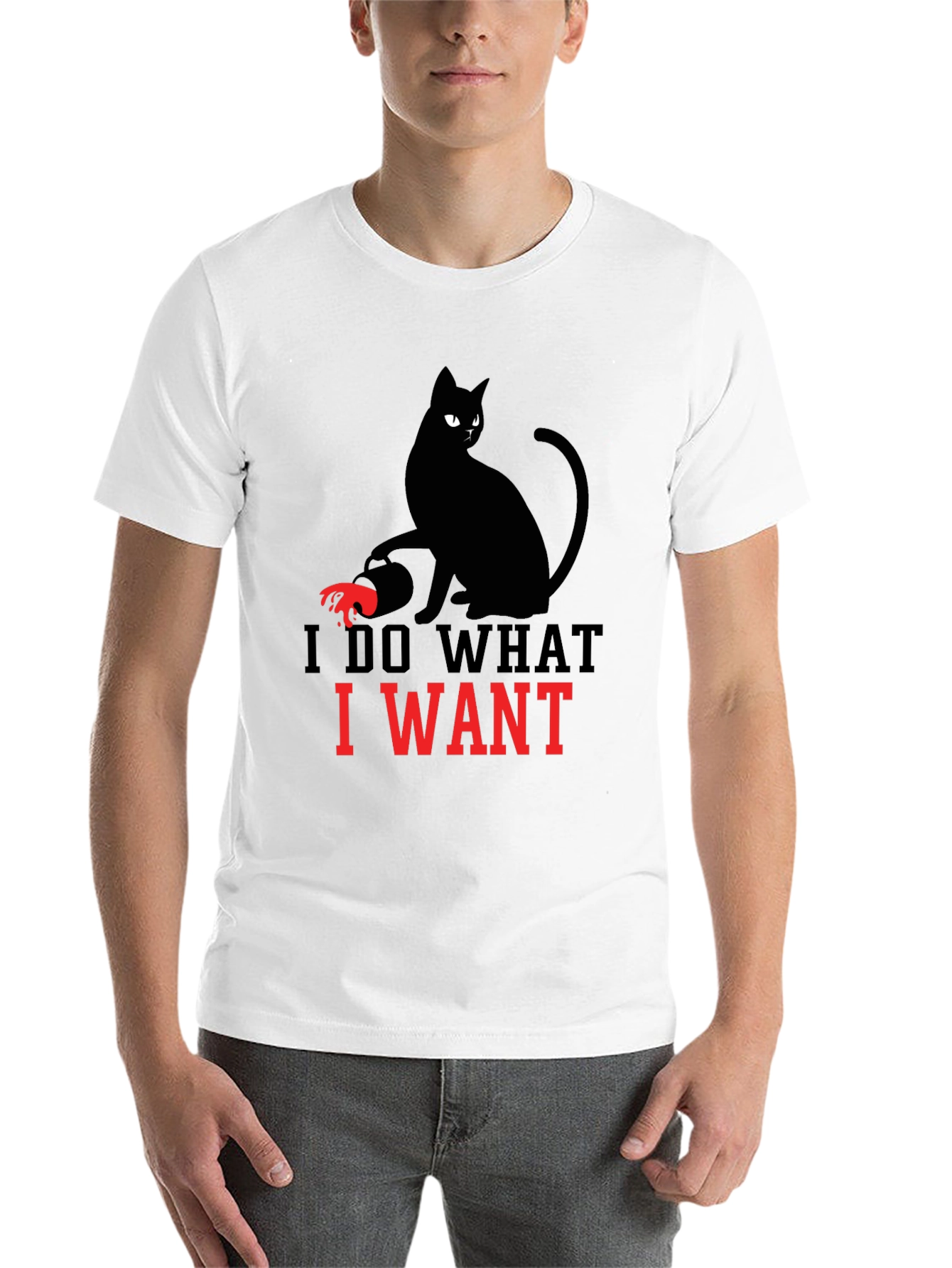 I Do What I Want Cat T-Shirt