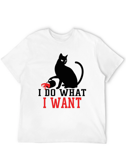 I Do What I Want Cat T-Shirt