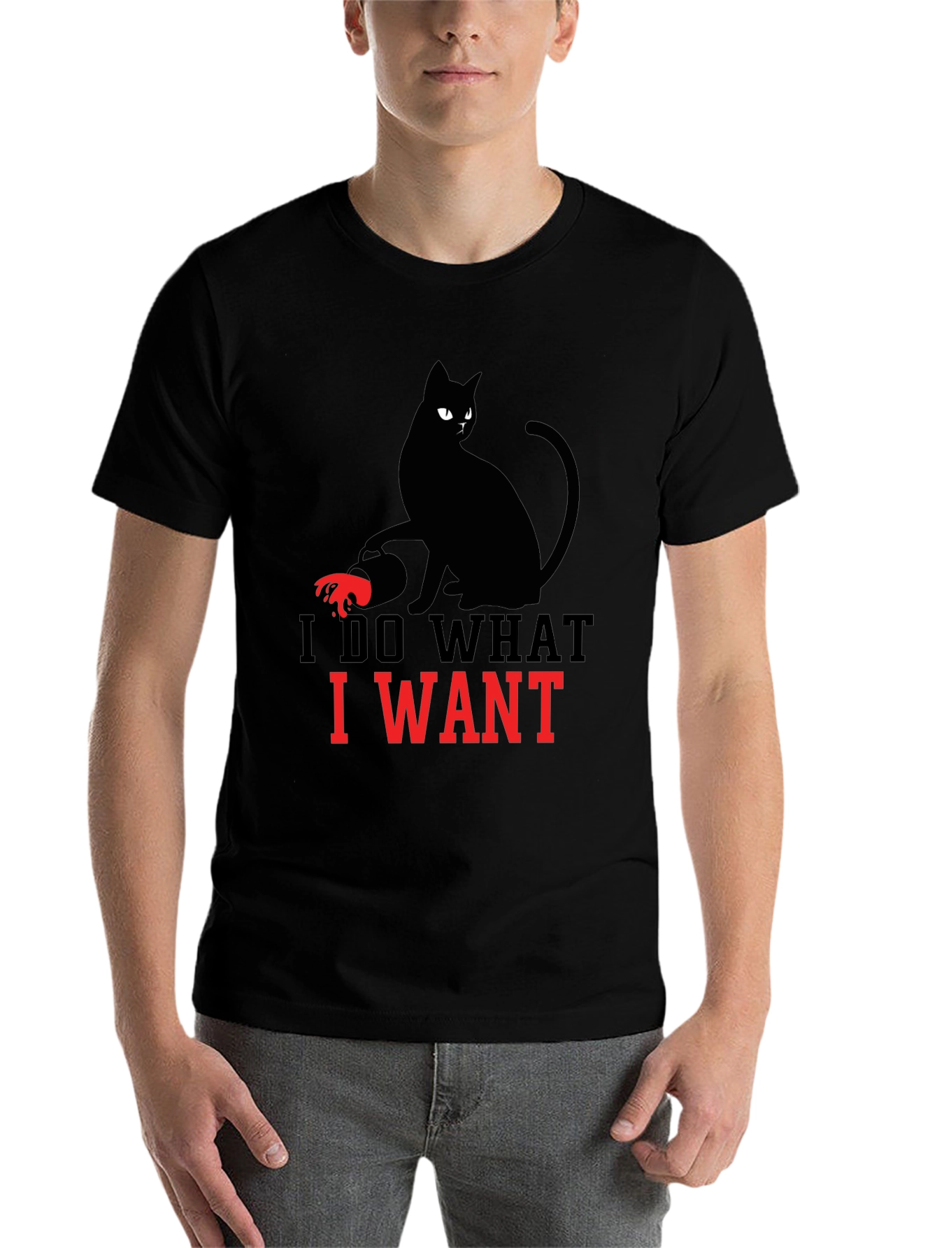 I Do What I Want Cat T-Shirt