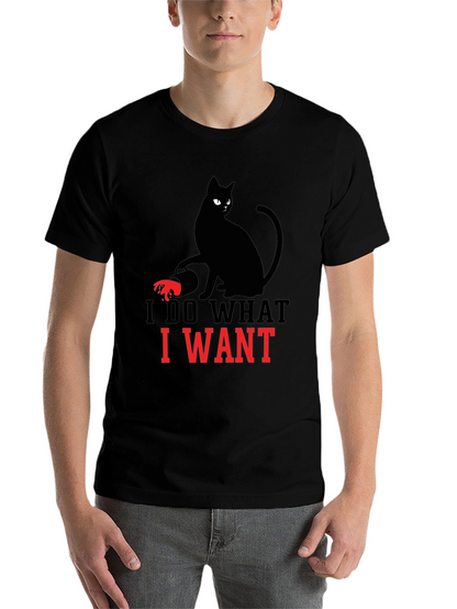 I Do What I Want Cat T-Shirt