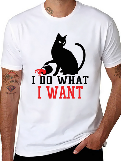 I Do What I Want Cat T-Shirt