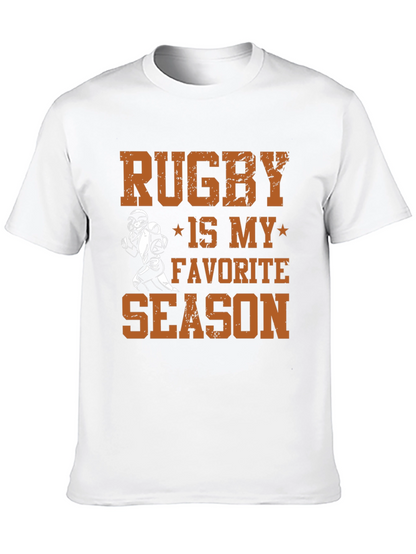 Rugby is My Favorite Season Graphic T-Shirt