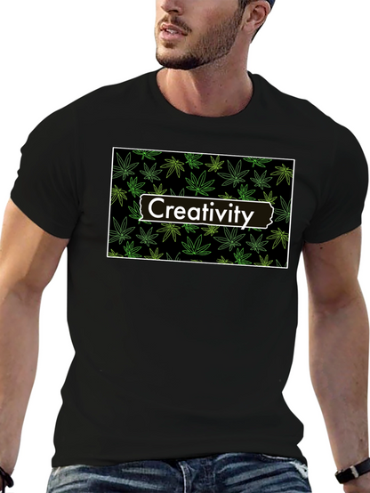 Creativity Marijuana Leaf T-Shirt