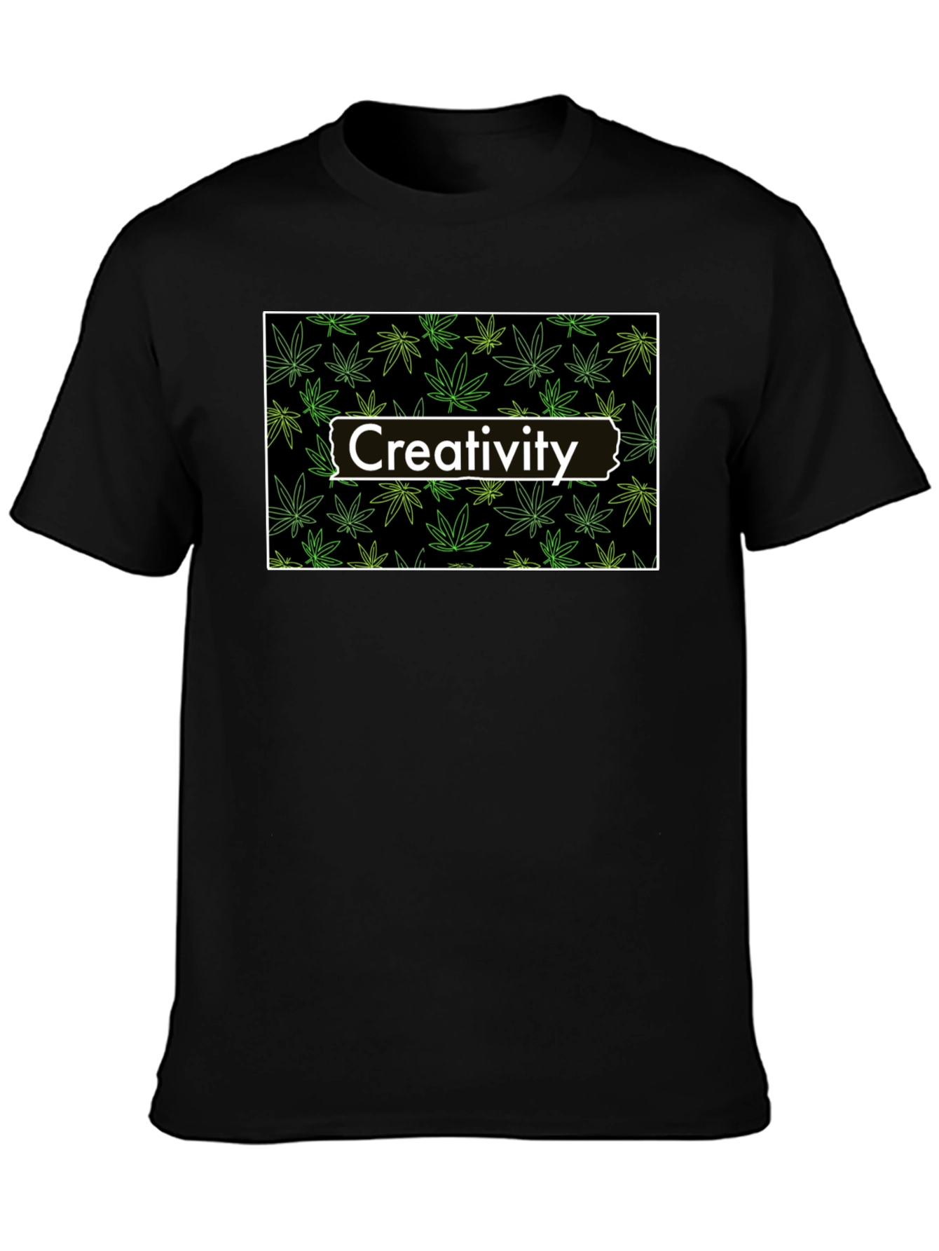 Creativity Marijuana Leaf T-Shirt