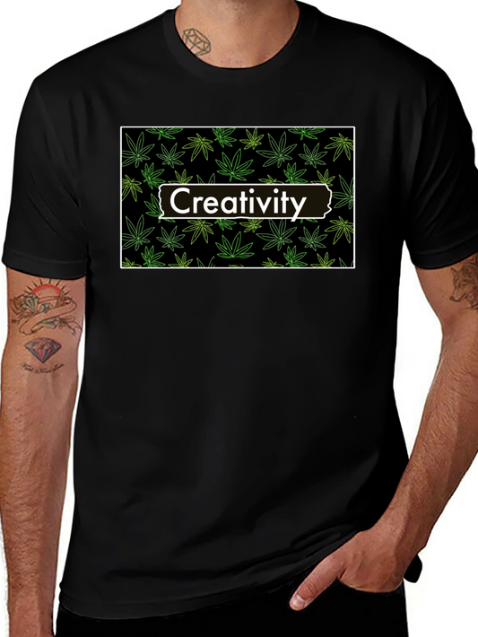 Creativity Marijuana Leaf T-Shirt