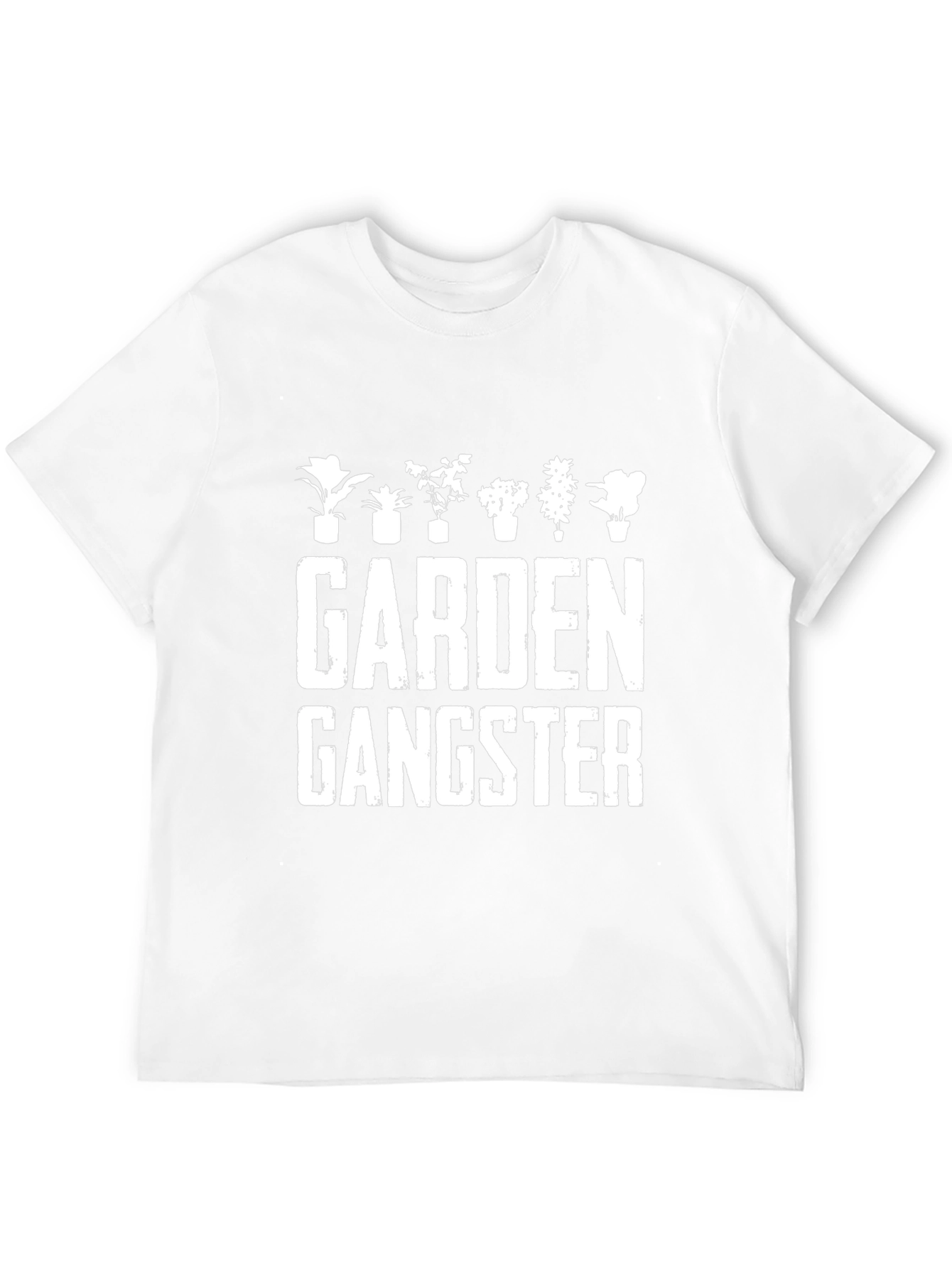 Garden Gangster Black Graphic T-Shirt