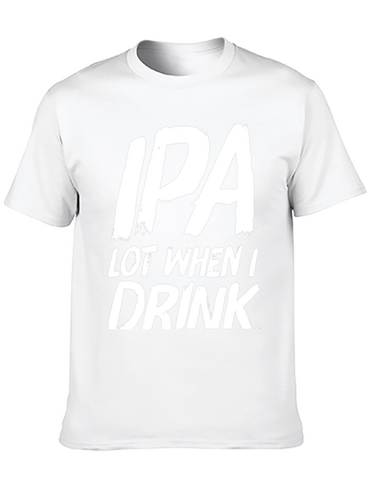 Funny IPA Drinker T-Shirt - Black