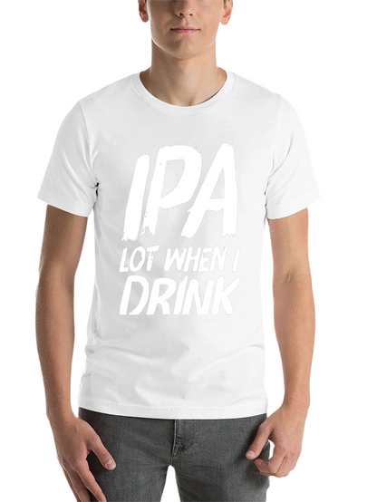 Funny IPA Drinker T-Shirt - Black