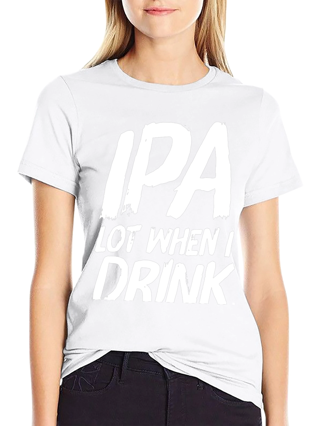 Funny IPA Drinker T-Shirt - Black