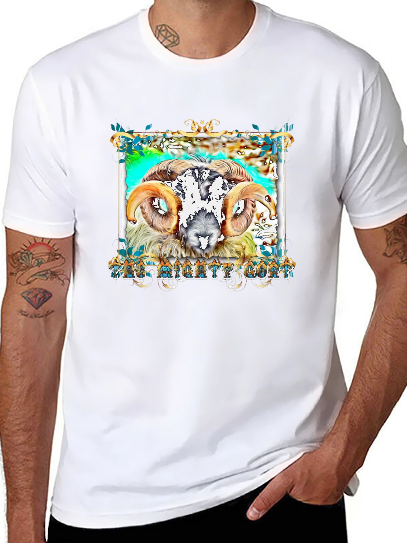 The Mighty Goat Graphic T-Shirt