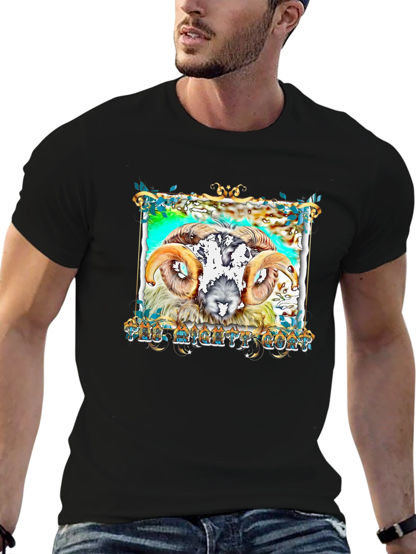 The Mighty Goat Graphic T-Shirt