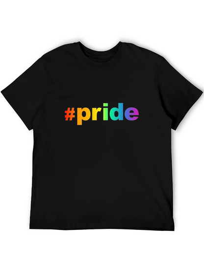 Pride Rainbow Graphic Tee - Black Unisex T-Shirt
