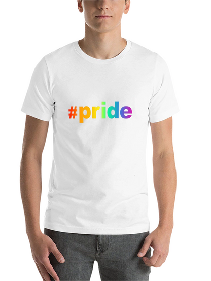 Pride Rainbow Graphic Tee - Black Unisex T-Shirt