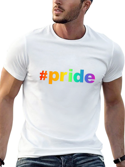 Pride Rainbow Graphic Tee - Black Unisex T-Shirt