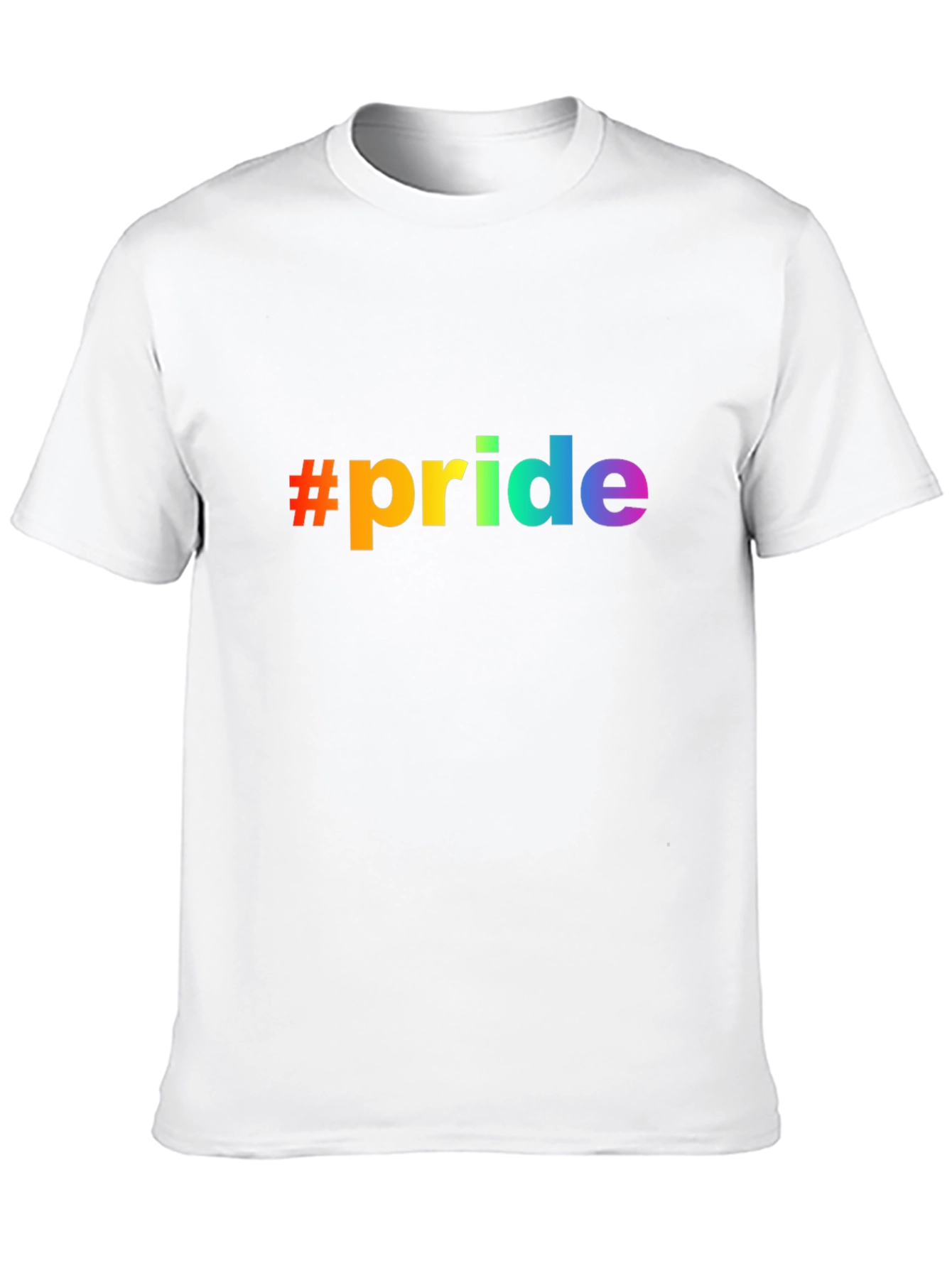 Pride Rainbow Graphic Tee - Black Unisex T-Shirt