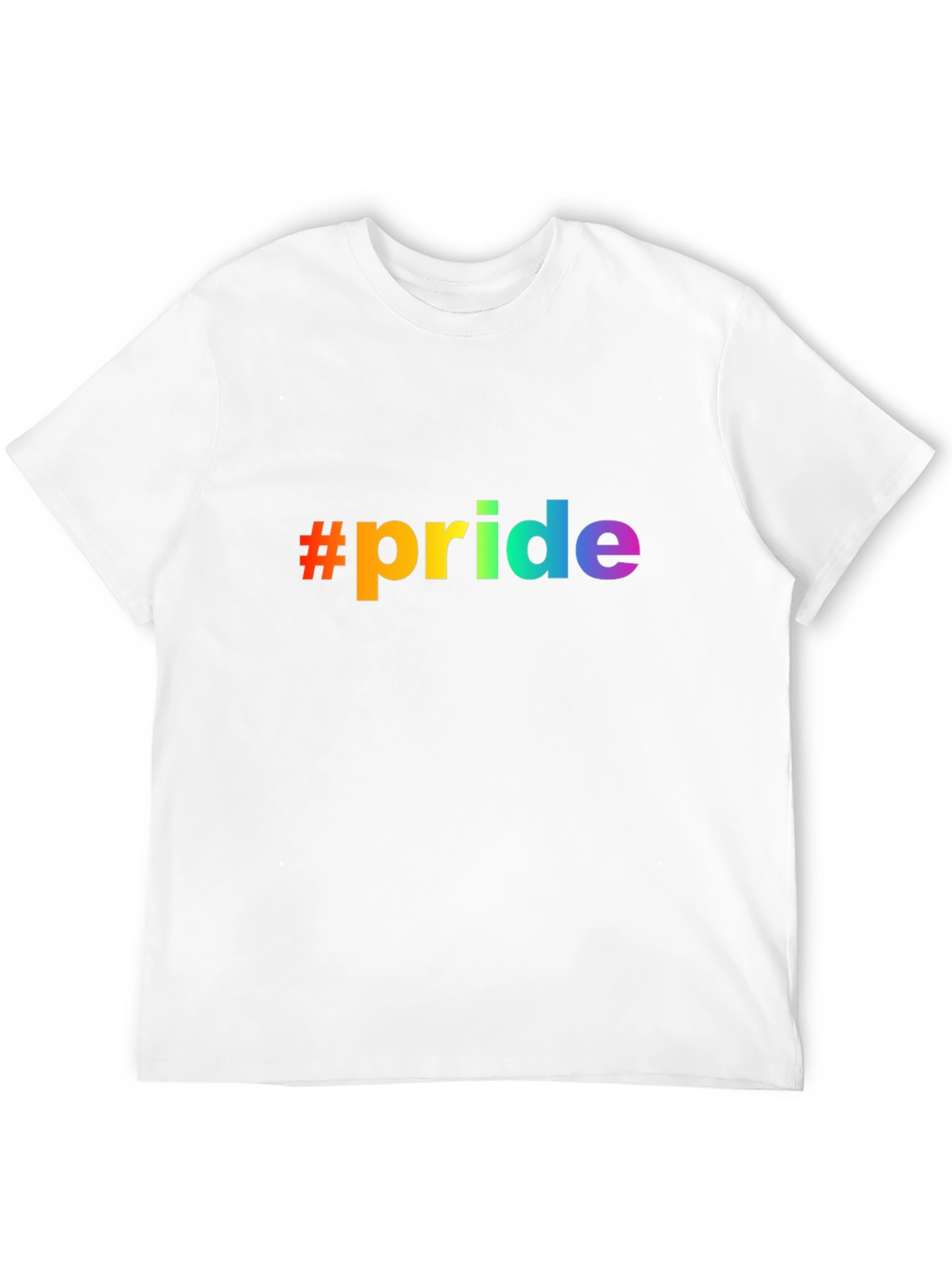 Pride Rainbow Graphic Tee - Black Unisex T-Shirt