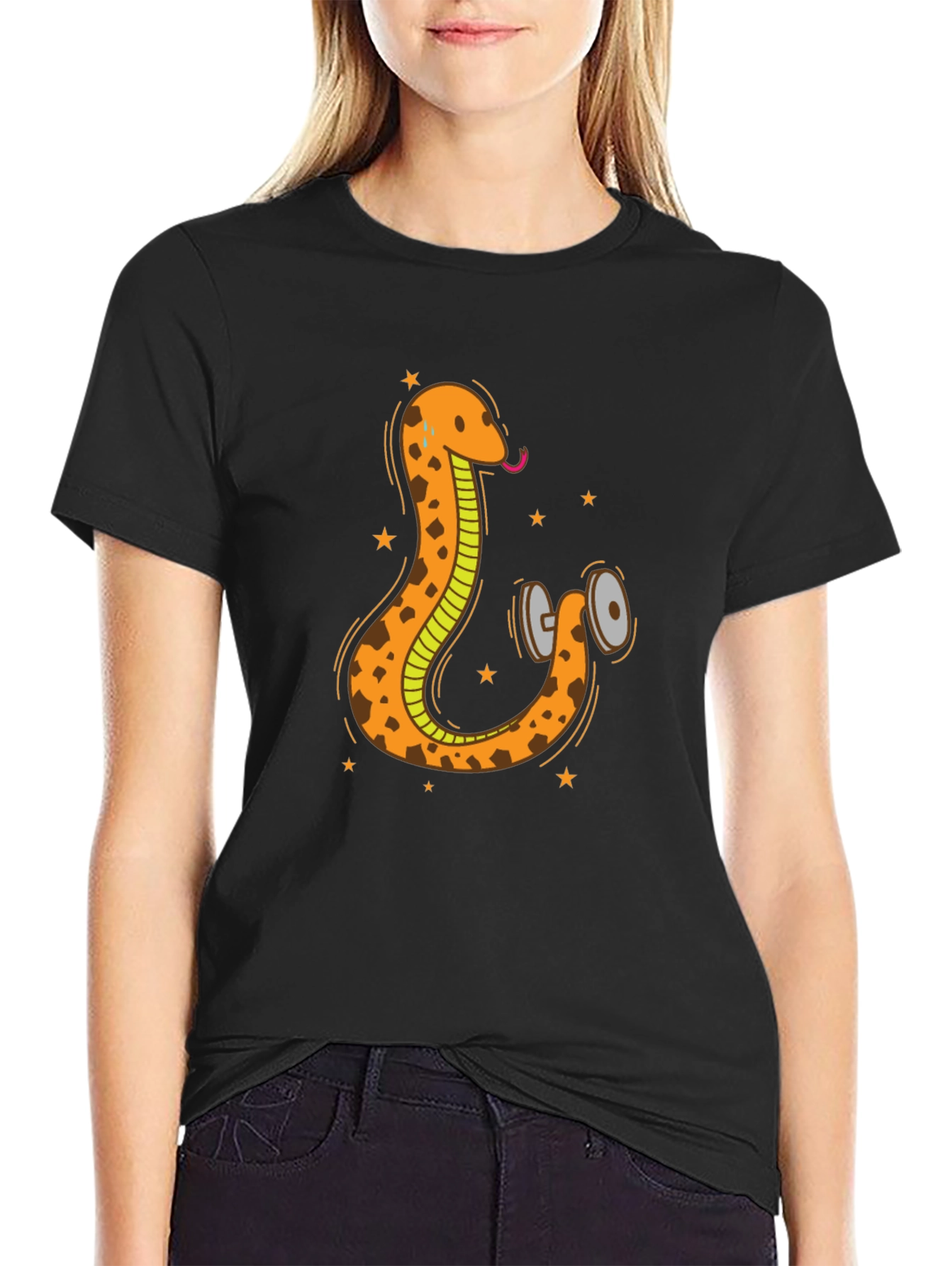 Snake Gym T-Shirt - Funny Workout Apparel