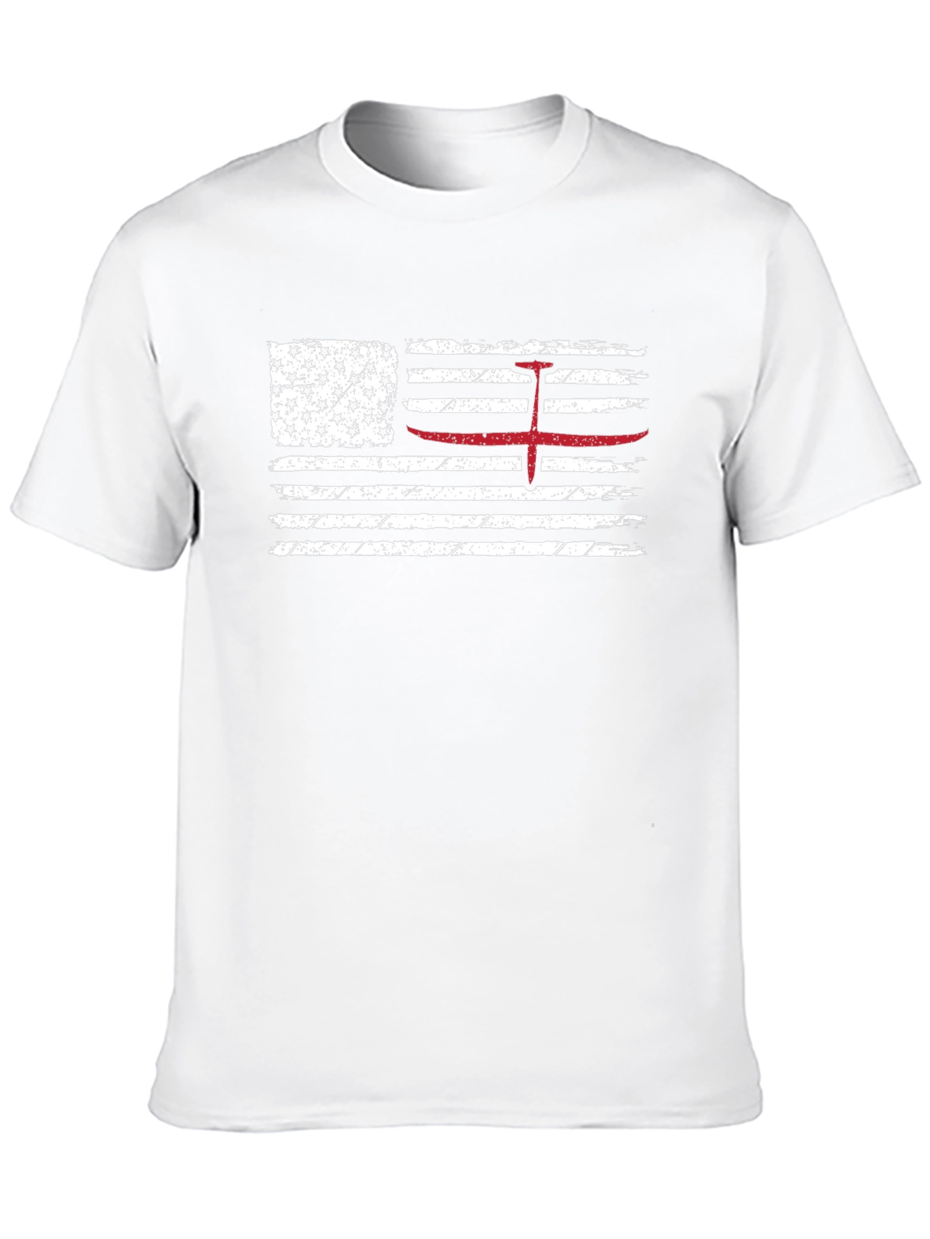 American Flag Red Glider Pilot T-Shirt