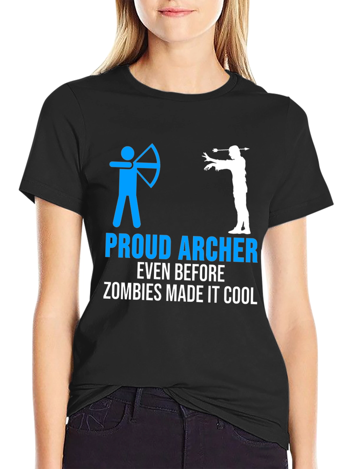 Proud Archer Zombie Humor T-Shirt